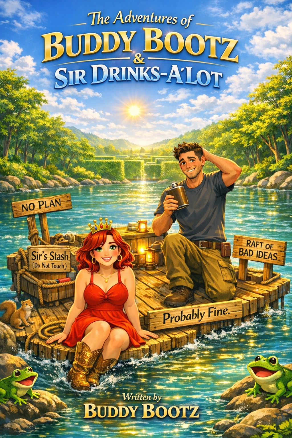 Official front jacket illustration of The Rambunctious River