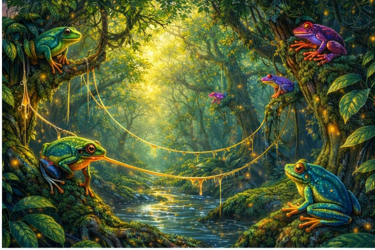 Sticky Frog Forest